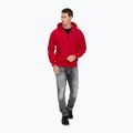 Uomo Pitbull West Coast Athletic Giacca di nylon con cappuccio rosso 2
