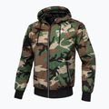 Giacca Pitbull West Coast Athletic con cappuccio in nylon woodland camo da uomo 7
