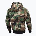 Giacca Pitbull West Coast Athletic con cappuccio in nylon woodland camo da uomo 8