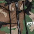 Giacca Pitbull West Coast Athletic con cappuccio in nylon woodland camo da uomo 9