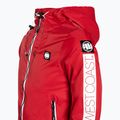 Pitbull West Coast giacca donna Aaricia manica con cappuccio nylon rosso 3