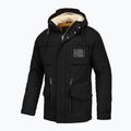 Giacca invernale da uomo Pitbull West Coast Gunner Hooded Parka nero 4