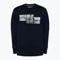 Felpa uomo Pitbull West Coast Crewneck Classic Logo navy scuro