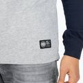 Felpa uomo Pitbull West Coast California 210 grigio/marino scuro con cappuccio 4