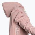 Felpa donna Pitbull West Coast con cappuccio e zip in French Terry rosa cipria 3