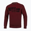 Felpa uomo Pitbull West Coast Crewneck Classic Logo bordeaux 6
