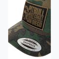 Uomo Pitbull West Coast Mesh Snapback cap ,,Blood Dog" Camo Trucker legno / nero 3