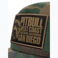 Uomo Pitbull West Coast Mesh Snapback cap ,,Blood Dog" Camo Trucker legno / nero 4