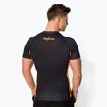 Pitbull West Coast uomo Rash T-S Orange Dog nero 3