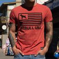 Maglietta Pitbull West Coast uomo Pitbull West Coast USA rosso 7