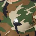Maglietta Pitbull West Coast Slim Fit Lycra Small Logo woodland camo da uomo 4