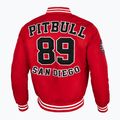 Pitbull West Coast giacca Silverwing imbottita Varsity uomo rosso 3
