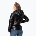 Piumino Pitbull West Coast donna Shine Quilted con cappuccio nero 3