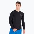 Pitbull West Coast Performance Small Logo Rashguard da uomo a maniche lunghe nero