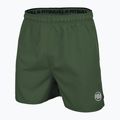 Pantaloncini da allenamento Pitbull West Coast Performance Small Logo olive da uomo