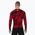 Pitbull Rashguard Dot Camo II a maniche lunghe da uomo, rosso 3