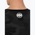 Pitbull West Coast Net Camo 2 Rashguard nero camo da uomo a maniche lunghe 4