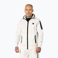 Felpa con cappuccio e zip Pitbull West Coast Hermes da uomo, bianco sporco