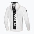 Felpa con cappuccio e zip Pitbull West Coast Hermes da uomo, bianco sporco 4