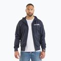 Pitbull Athletic Logo Uomo Giacca in nylon con cappuccio blu scuro