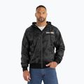 Uomo Pitbull Athletic Hilltop Giacca di nylon con cappuccio nero
