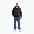 Uomo Pitbull Athletic Hilltop Giacca di nylon con cappuccio nero 2