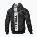 Uomo Pitbull Athletic Hilltop Giacca di nylon con cappuccio nero 7