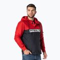 Pitbull West Coast giacca da uomo Loring Two-Color Kangaroo rosso/marino scuro