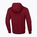 Felpa con zip e cappuccio Pitbull West Coast Everts da uomo, bordeaux 2