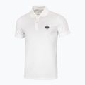 Maglia Polo Pitbull West Coast Uomo Logo Bianco Piccolo