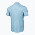 Polo Pitbull West Coast da uomo in piqué regolare blu chiaro 2