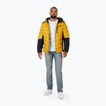 Pitbull West Coast giacca invernale da uomo Evergold con cappuccio imbottito giallo/nero 2