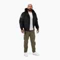 Giacca invernale da uomo Pitbull Beejay 2 Bomber con cappuccio nero 2