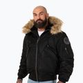 Pitbull West Coast Harvest Uomo Giacca invernale bomber con cappuccio nero