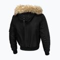 Pitbull West Coast Harvest Uomo Giacca invernale bomber con cappuccio nero 6