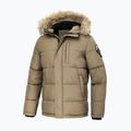 Pitbull West Coast giacca invernale da uomo Taurus con cappuccio sabbia scuro 3