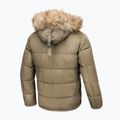 Pitbull West Coast giacca invernale da uomo Taurus con cappuccio sabbia scuro 4