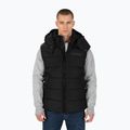 Gilet senza maniche Pitbull West Coast da uomo con cappuccio Perseus nero