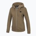 Felpa da donna Pitbull West Coast Zip Hilltop con cappuccio marrone coyote