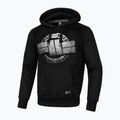 Felpa da uomo con cappuccio Pitbull West Coast Steel Logo nero