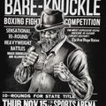 Felpa da uomo Pitbull Bare Knuckle con cappuccio nero 5