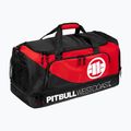 Pitbull West Coast Logo 2 Tnt 100 l borsa da allenamento nero/rosso