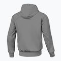 Uomo Pitbull West Coast Athletic Logo Giacca di nylon con cappuccio grigio chiaro 2