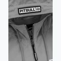 Uomo Pitbull West Coast Athletic Logo Giacca di nylon con cappuccio grigio chiaro 3