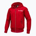 Uomo Pitbull West Coast Athletic Hilltop Giacca di nylon con cappuccio rosso