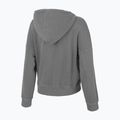 Felpa donna Pitbull West Coast Manzanita Washed con cappuccio e zip grigio 4