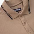 Polo Pitbull West Coast Uomo Pique Stripes Regular marrone coyote 6