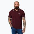 Polo Pitbull West Coast Uomo Pique Stripes Regular bordeaux