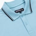 Polo Pitbull West Coast Uomo Pique Stripes Regular blu chiaro 6