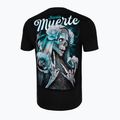 Maglietta Santa Muerte Pitbull West Coast da uomo, nero 5